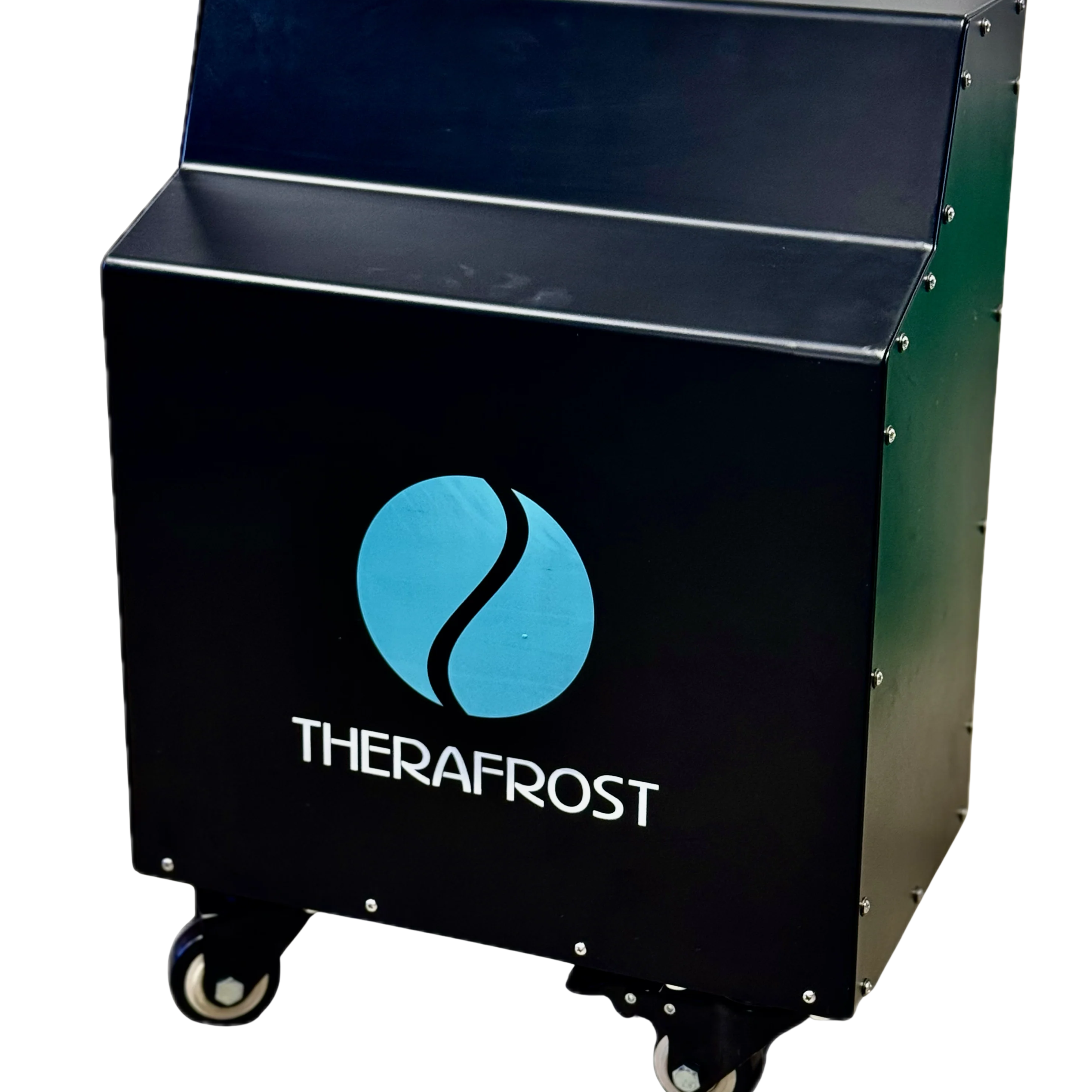 TheraFrost Flow Filtration & Ozone System cabinet on casters