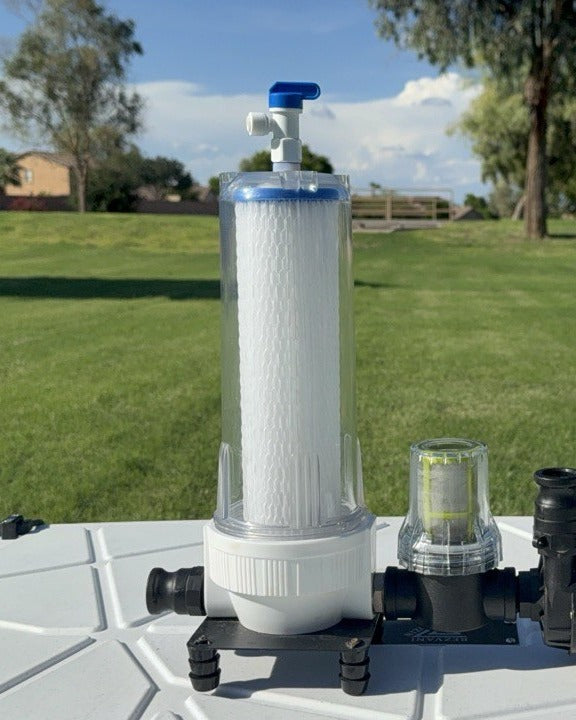 Frozin filtration system filter housing