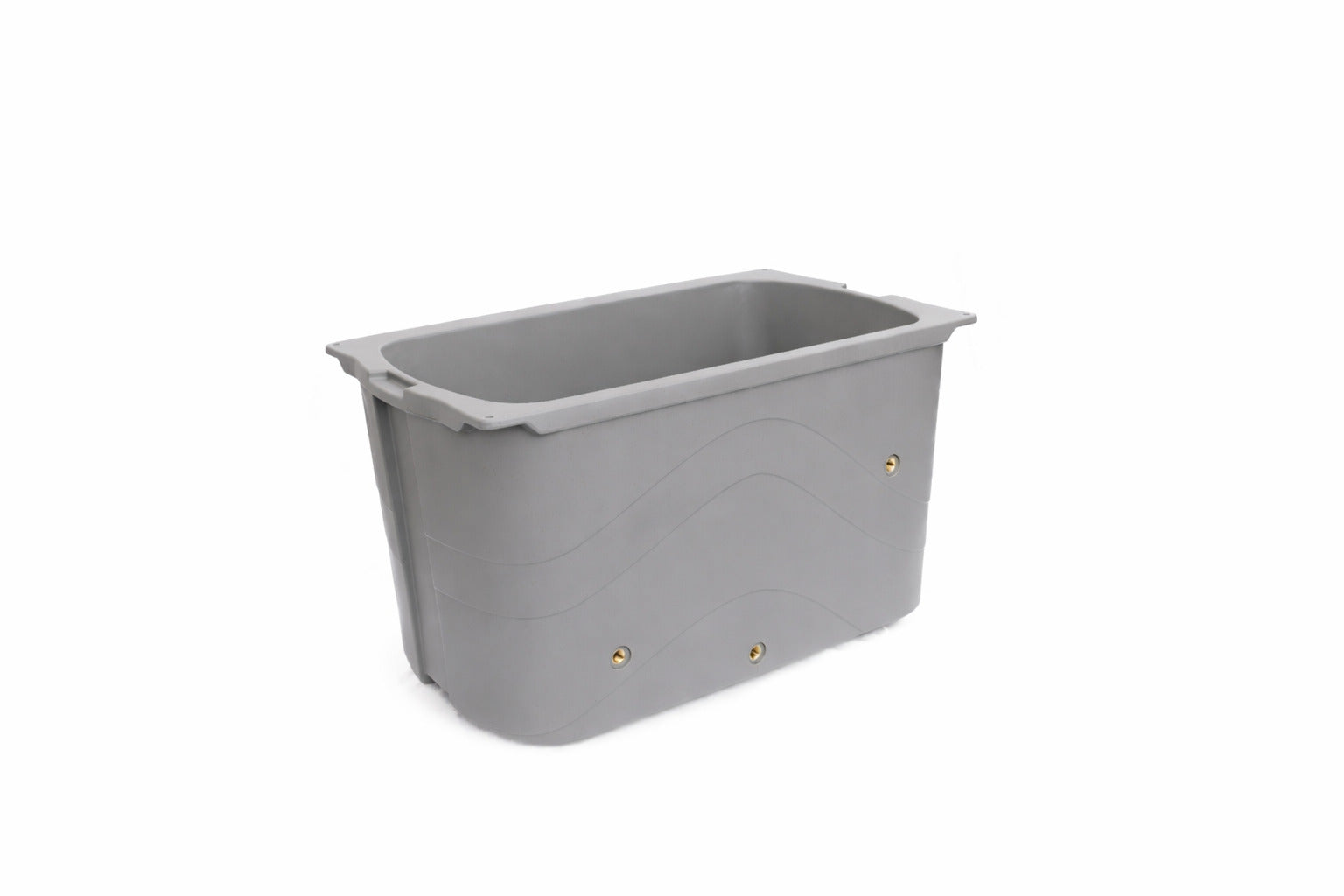 Frozin grey granite cold plunge tub side #Color_Grey Granite