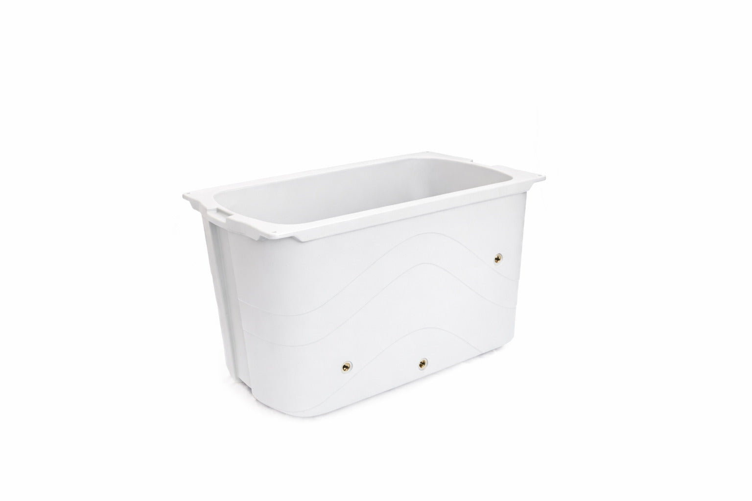Frozin white granite cold plunge tub side #Color_White Granite