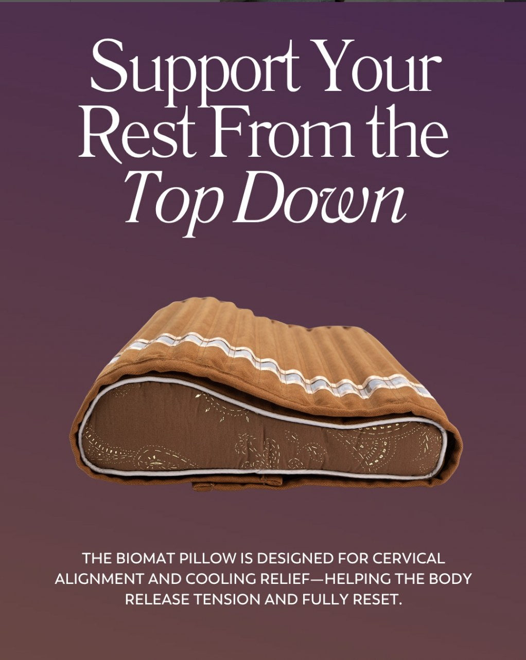 BioMat Pillow, head and neck support