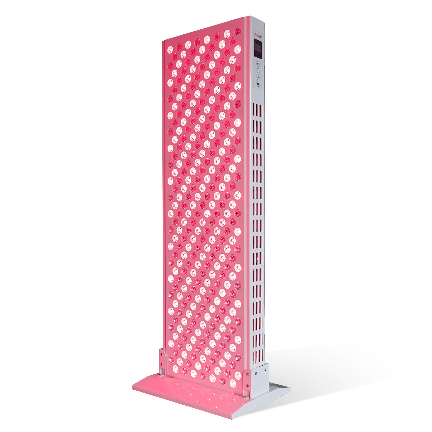 BioLight ReStore panel on vertical floor stand, angled view