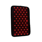 Therasage Tri-Lite flexible red light panel, front view with LEDs lit