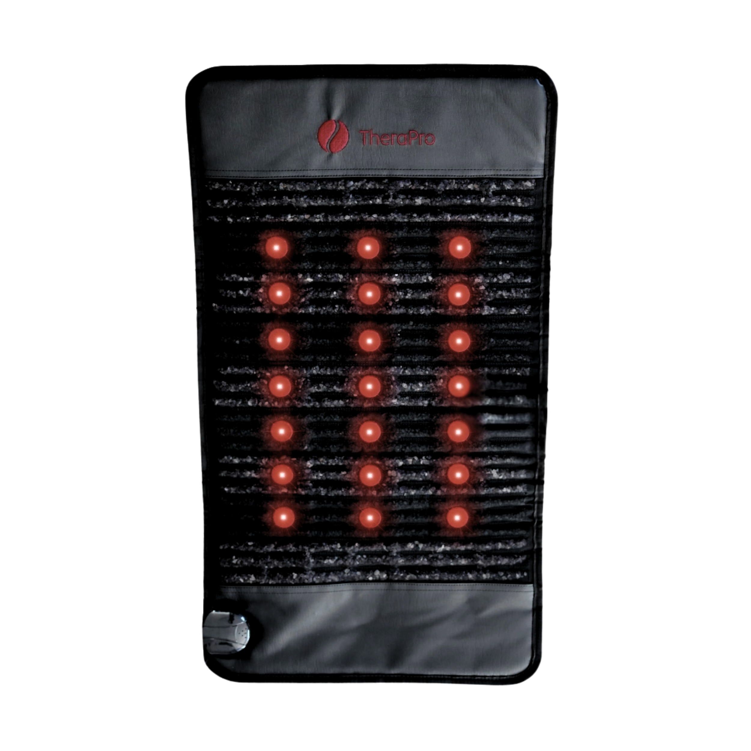 TheraPro Recovery Pad Regular, full front view with red light array on
