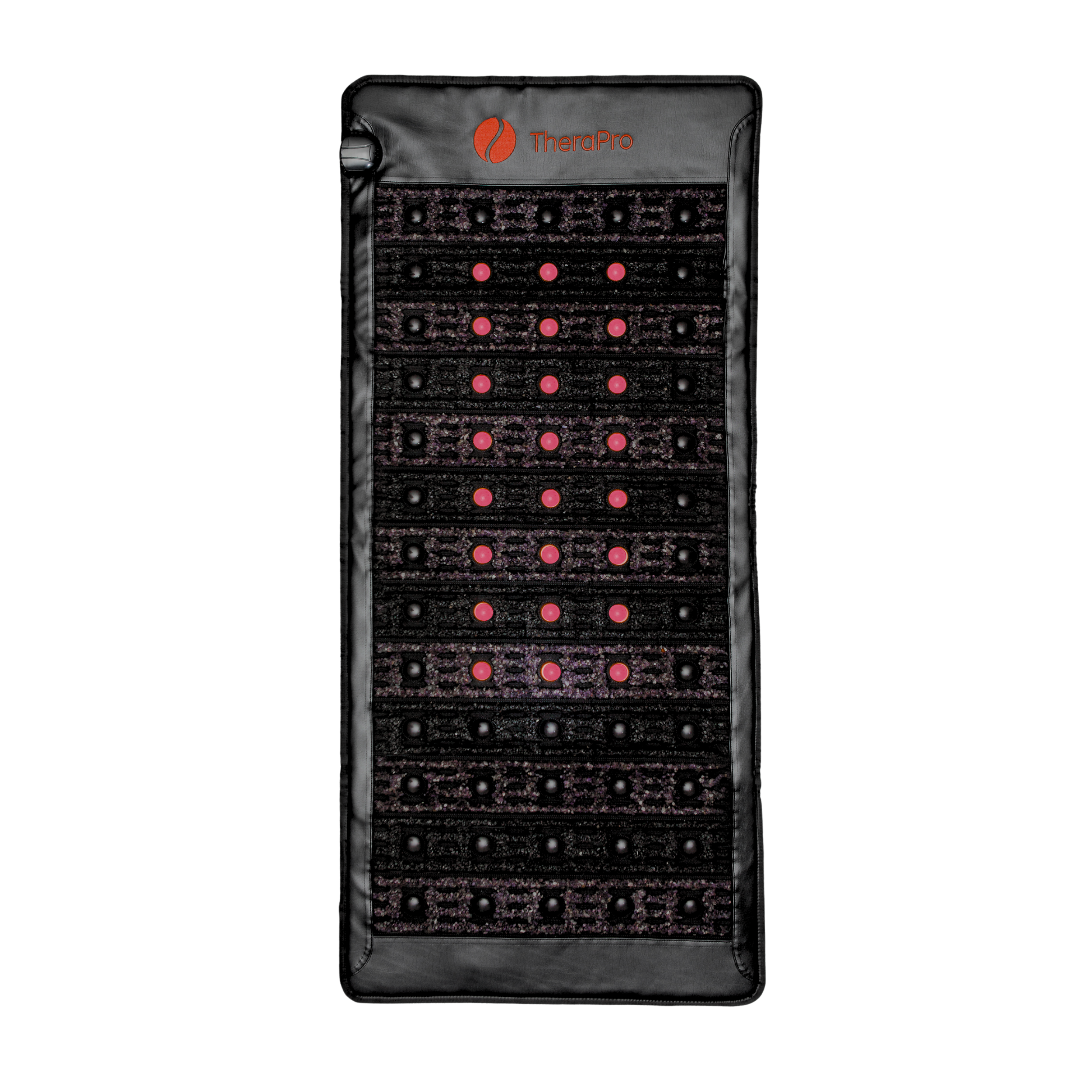 TheraPro Recovery Pad Large, full front view with red light array on