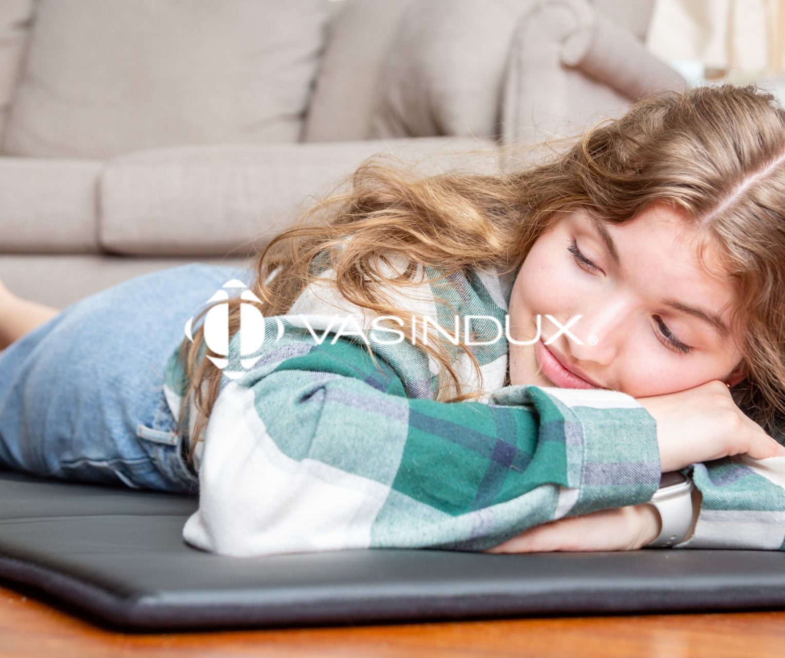 Vasindux PEMF Pro Mat in use
