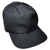 TheraCap red light hair hat, black cap, angled view