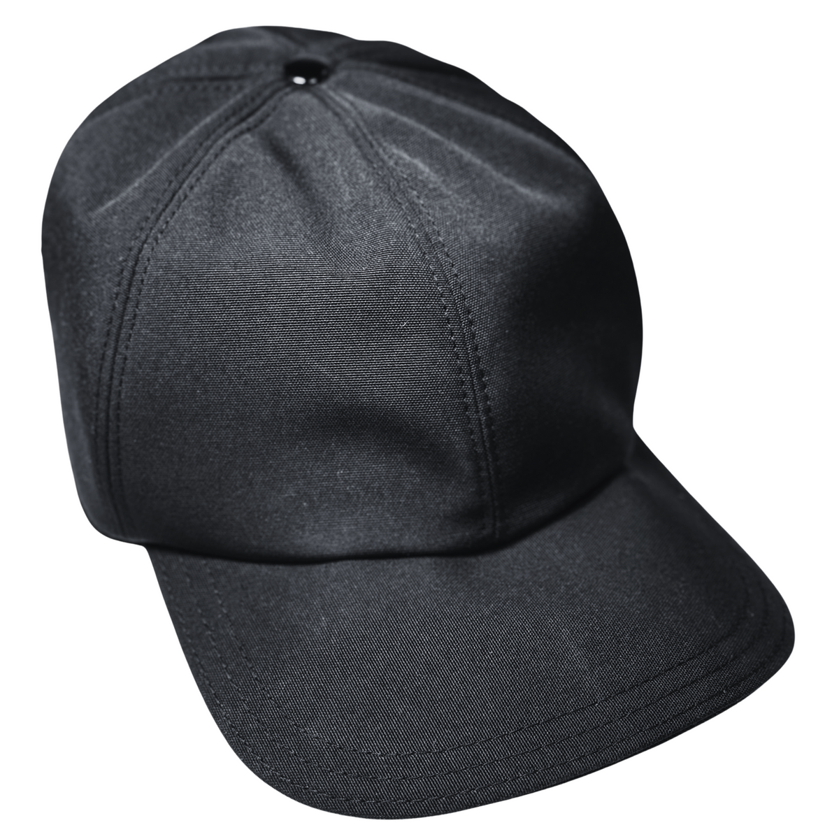TheraCap red light hair hat, black cap, angled view
