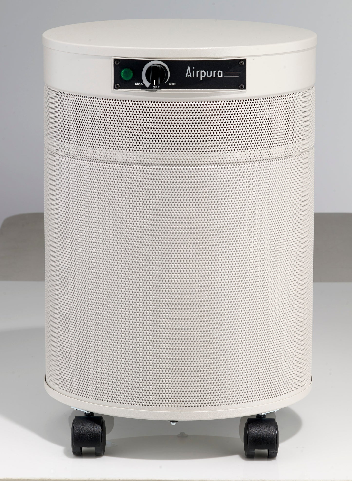 Airpura Formaldehyde air purifier, cream finish, front view