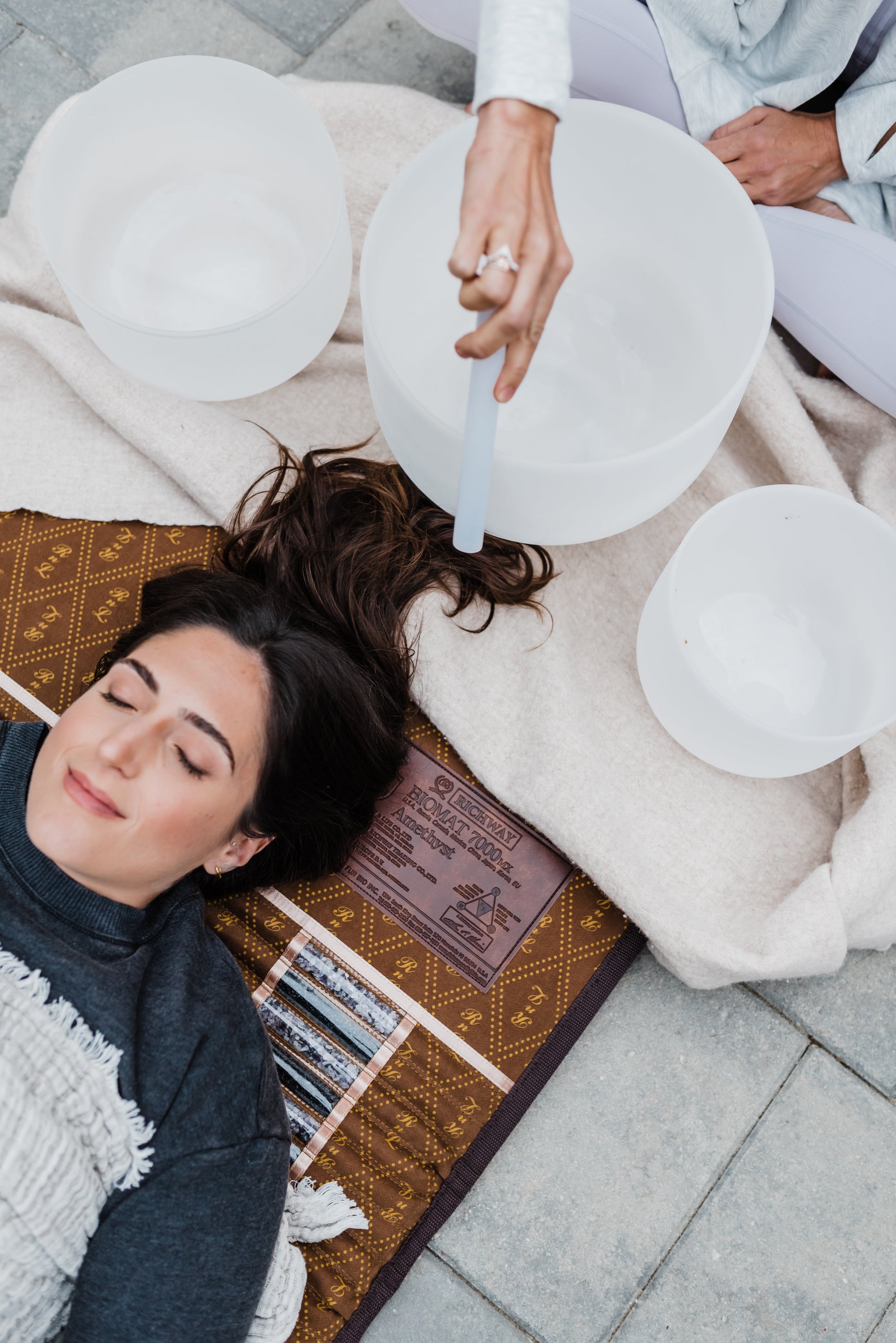 BioMat Pro during a sound healing session