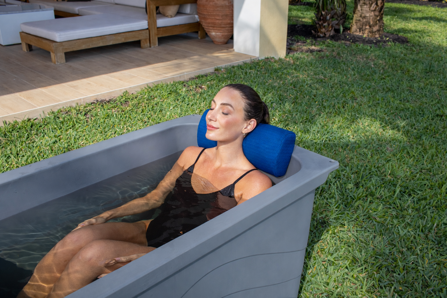 Frozin Cold Plunge Pillow Sapphire Wave #Color_Sapphire Wave