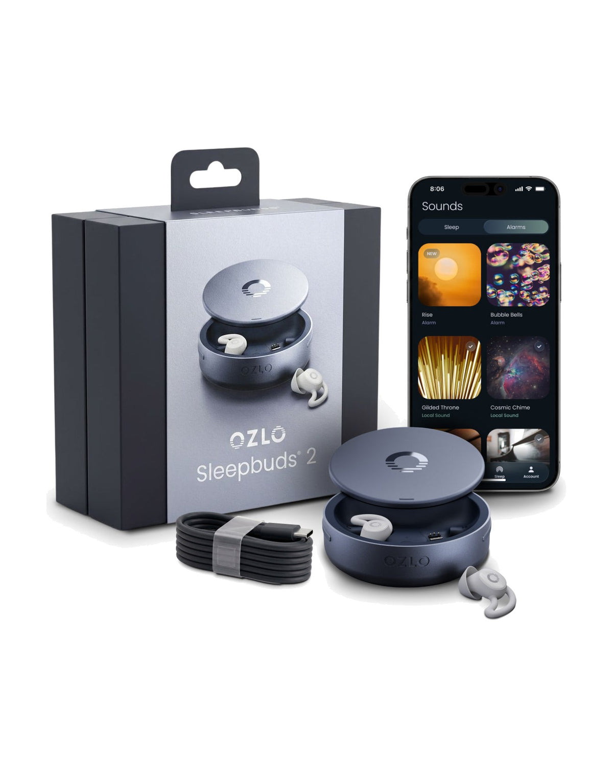 Ozlo Sleepbuds 2 box contents