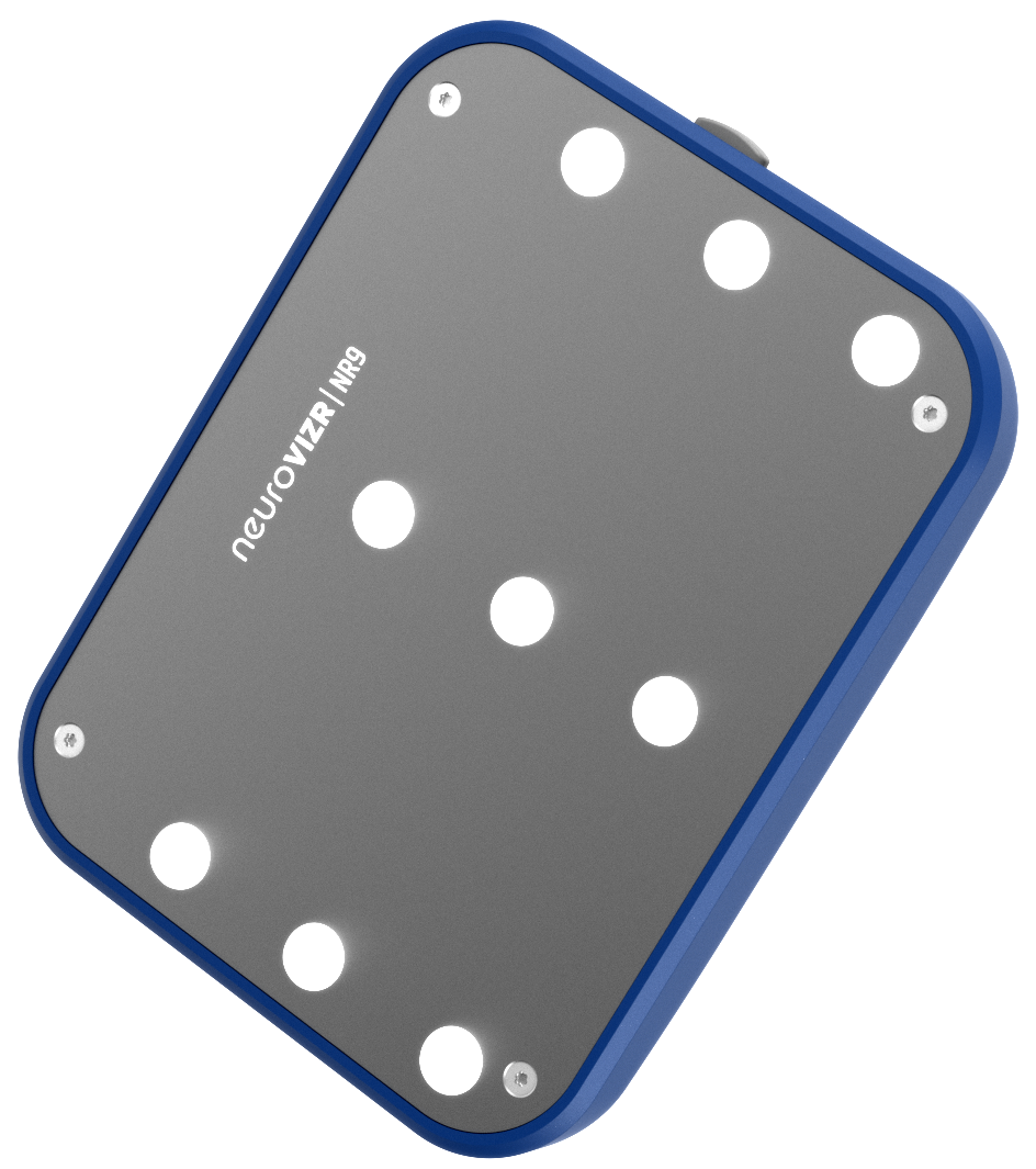 NeuroVIZR NR9 light panel, angled view