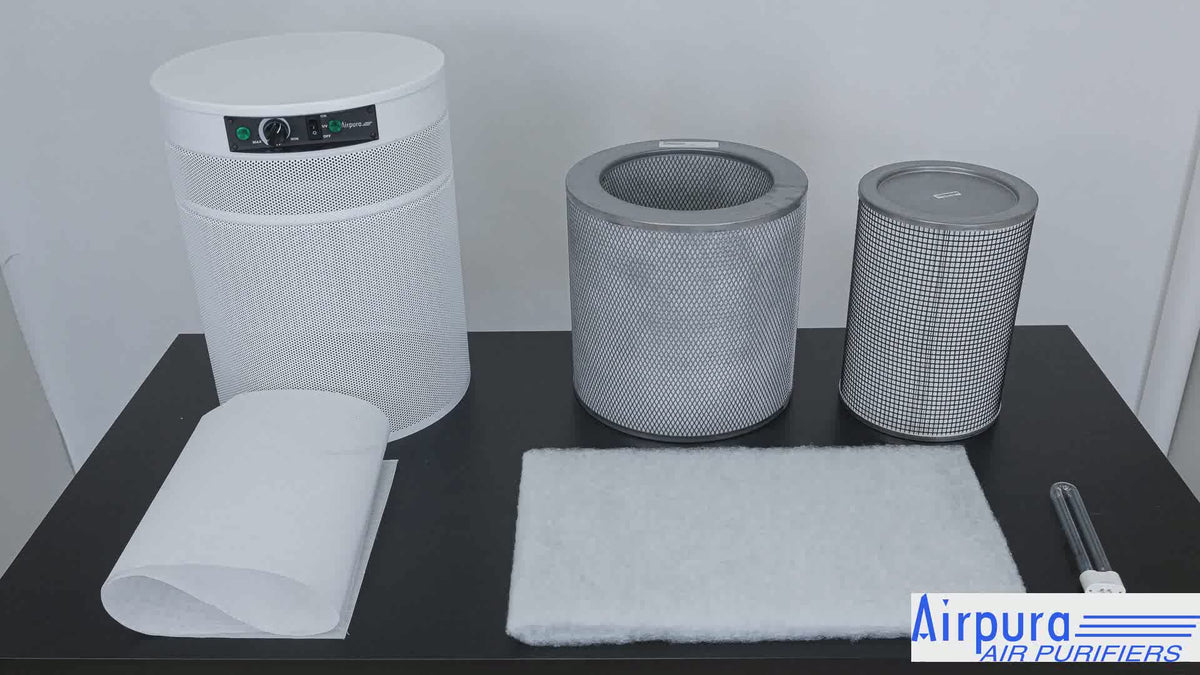 Airpura UV600 filter change video: step by step carbon and HEPA filter replacement