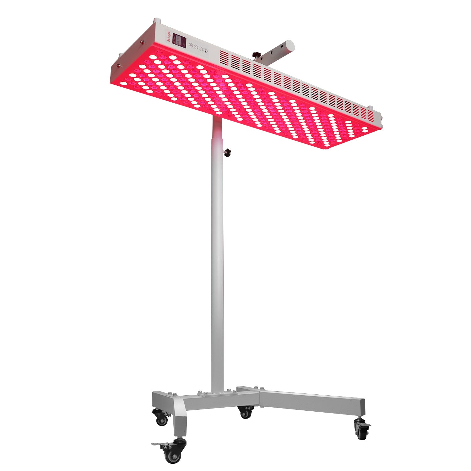 BioLight ReStore panel mounted horizontally on rolling floor stand