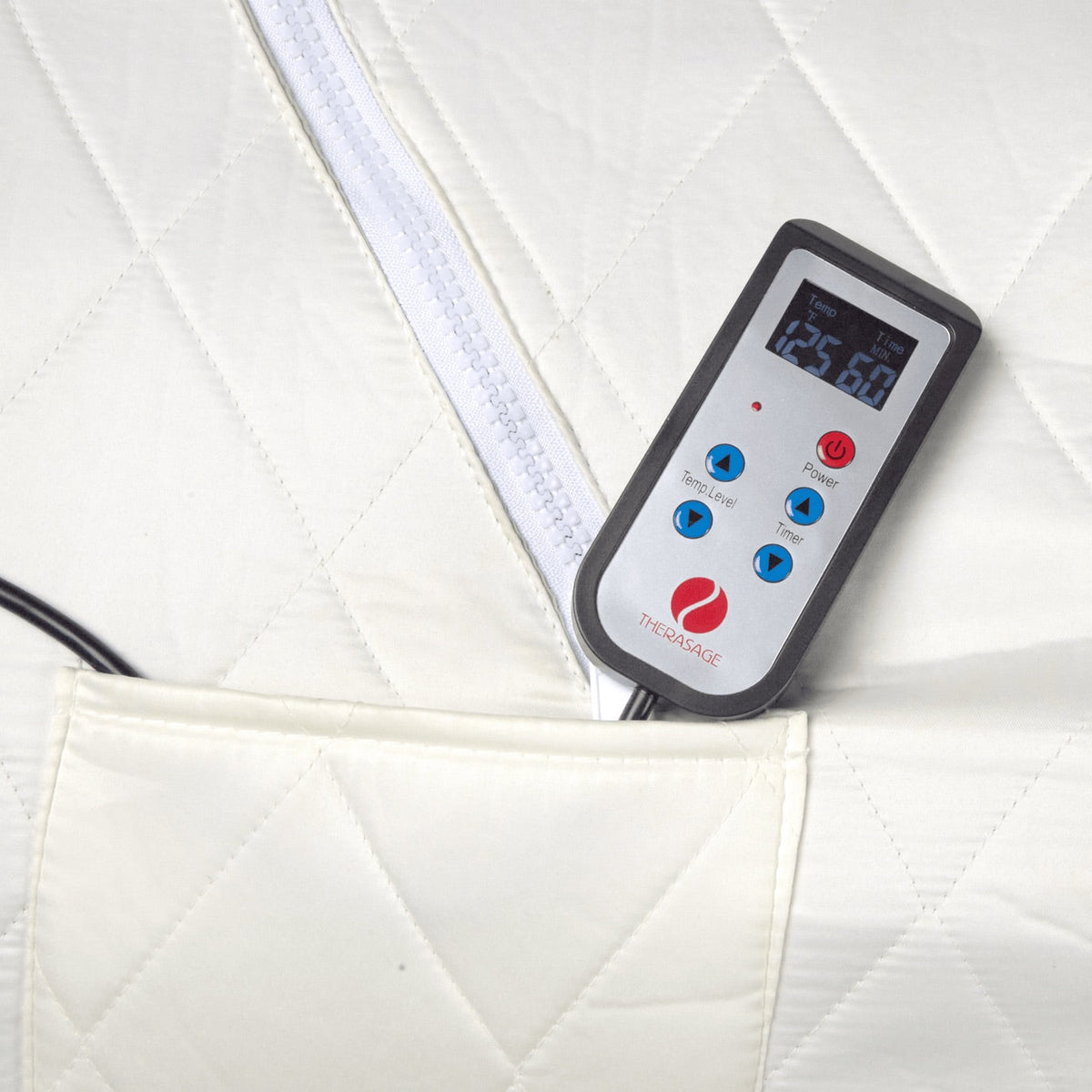 Thera360 Plus controller in the side pocket