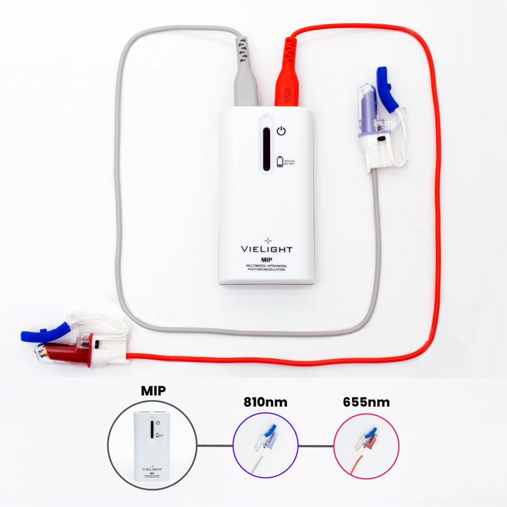 Vielight MIP 655-810: controller with the 655 nm and 810 nm applicators #Configuration_MIP 655-810
