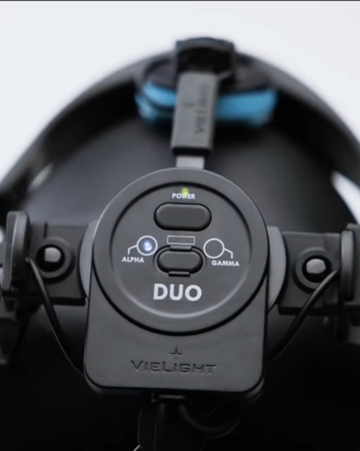 Neuro Duo 4 control module with the Alpha and Gamma mode buttons